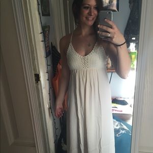 Ark & Co cream Maxi Dress